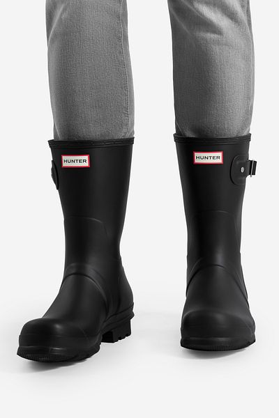 Hunter man wellies 5905588962304 Black