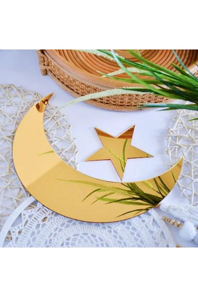 Mars Ay Star Flag Plexi Mirror Table