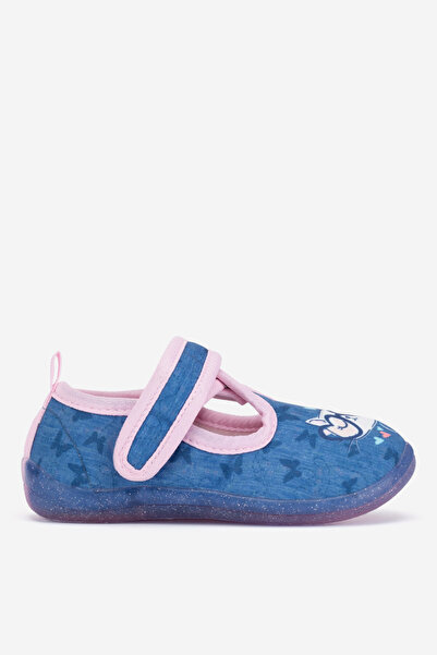 Nelli Blu papuci de casă pentru fete 5905588815860 Albastru