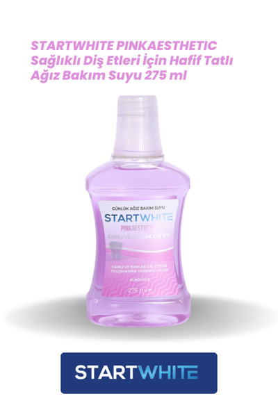 STARTWHITE PINKAESTHETIC Sağlıklı Diş Etleri İçin Hafif Tatlı Ağız Bakım Suyu...