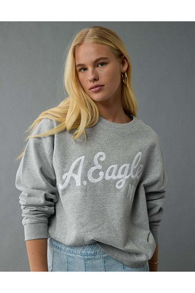 AMERICAN EAGLE AE Relaxed Fit Graphic Sweatshirt