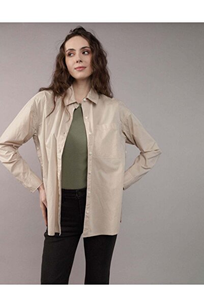 AMERICAN EAGLE AE Perfect Button-Up Shirt