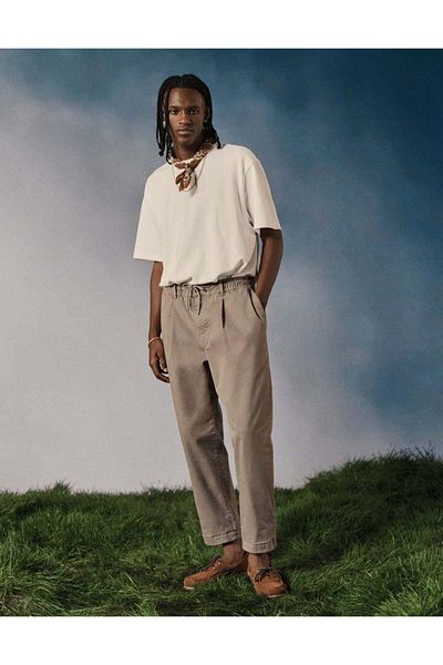 AMERICAN EAGLE AE Flex Pleated Pull-On Easy Pant