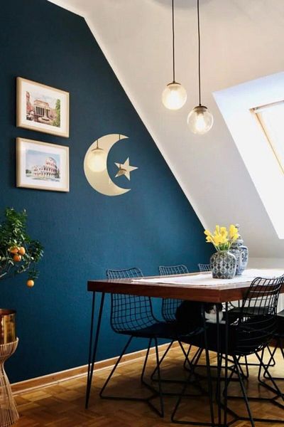 Mars Ay Star Flag Plexi Mirror Table