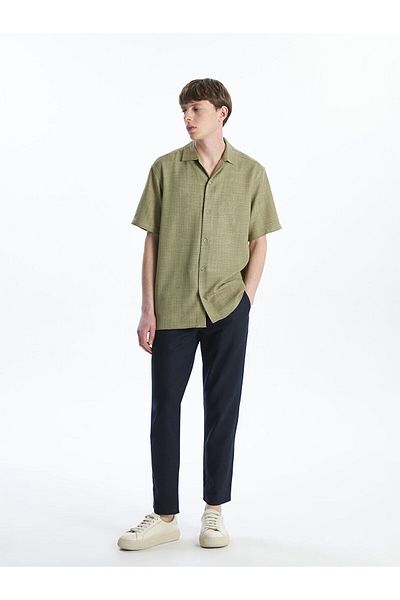 LC Waikiki Slim Fit Linen Blended Men's Trousers
