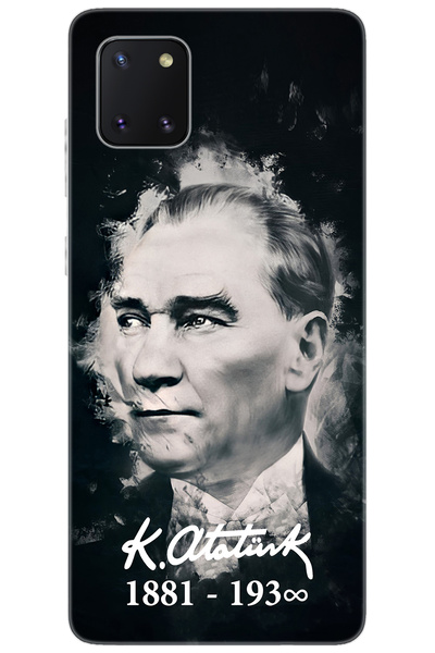 Ceppare Samsung Galaxy Note 10 Lite (SM-N770F) Uyumlu Kılıf Desen Silikon Ata...