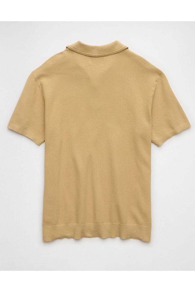 AMERICAN EAGLE AE Washed Sweater Polo Shirt