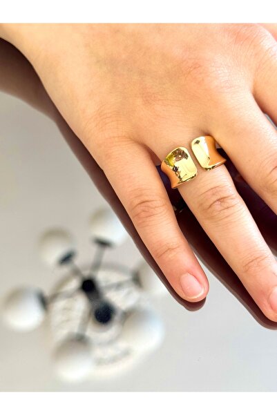 XUPING JEWELRY 18K ayarlanabilir gold şık çelik yüzük kararmaz paslanmaz