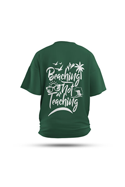 Zestia Tricou unisex, imprimeu pe spate Beach Rebel, croială normală, 100% bu...