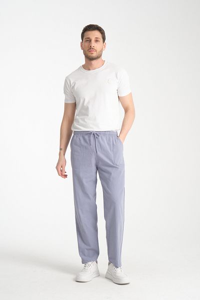 Redline Pantaloni Defy pentru bărbați, cu aspect de in, cu potrivire confortabilă