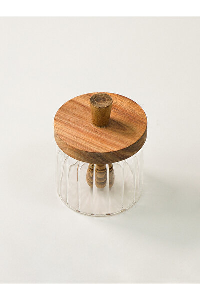 Minihol Mira Acacia Glass Honey Jar