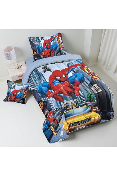Lajivert 4-Piece Microfiber Print Baby Comforter Set