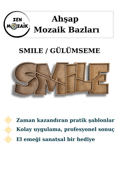 Zen Mozaik Kolay Mozaik Yapım Bazı | Boyama ve Mozaik Yapımına Uygun Hazır Şa...