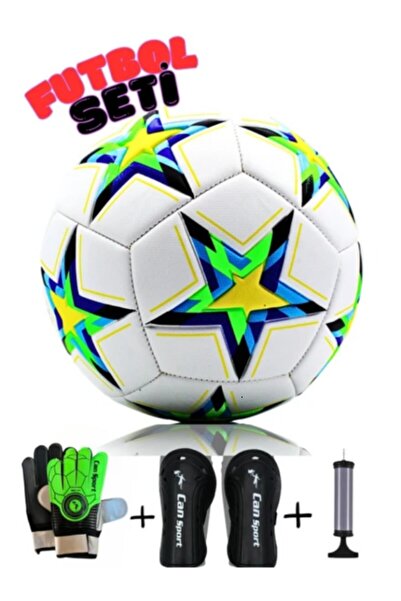 PRIME SPORTS 4’lü Futbol Antrenman Seti (Top + Eldiven + Tekmelik + Pompa)