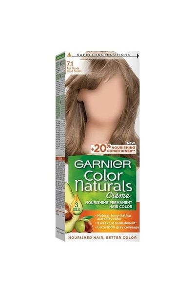 Garnier Garnier Color Naturals Crème Hair Dye, Ash Blonde 7.1