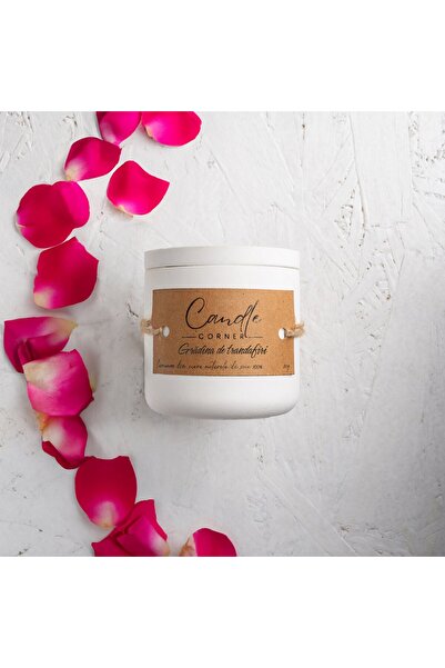 Candle Corner Lumânare parfumată lucrată manual din ceară de soia 100% natura...