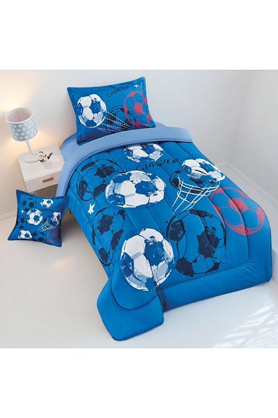 Lajivert 4-Piece Microfiber Print Baby Comforter Set