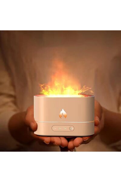EN SİGA Şömine Nemlendirici Alev Ateş Difüzörleri, Susuz Aroma Difüzörü, Ev, Ofis Yoga için Aroma Difüzörü