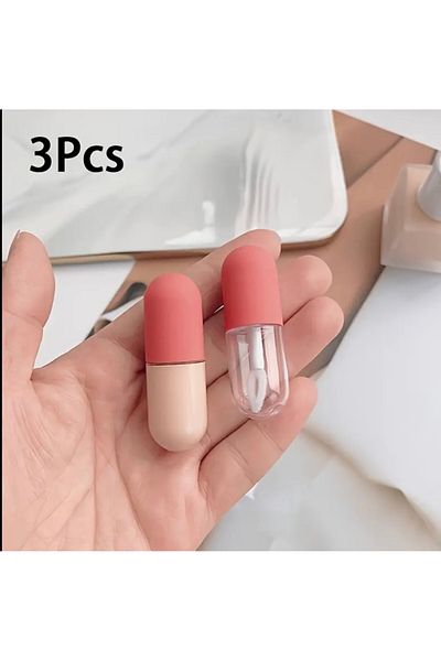 DennisEylul Travel Type Mini Foundation Capsule 3 Pieces Plastic