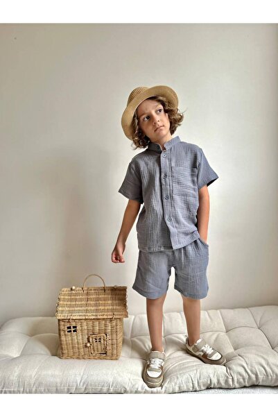 lesa kids wear Judge's Lapel Men's Suit with Muslin Pockets