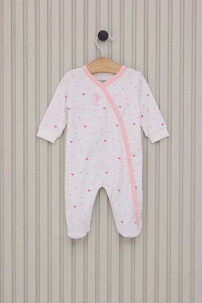 Marsilyan U.S. Polo Baby Jumpsuit Usb2104 Cream