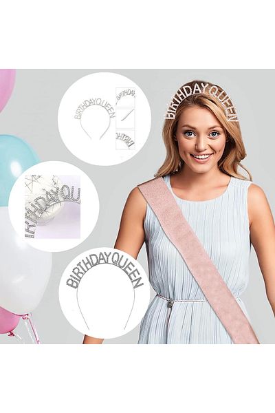 Skygo Birthday Queen Written Queen Crown