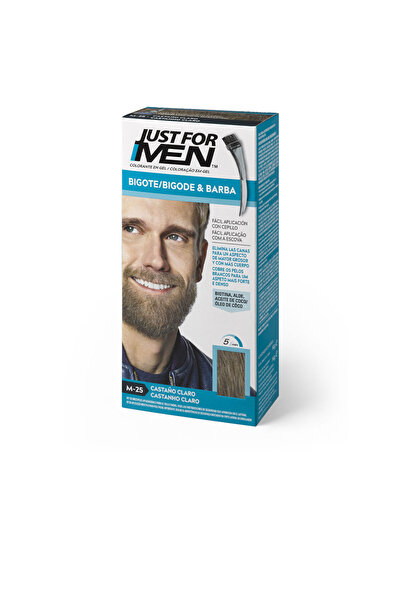 Just For Men Färbendes Gel Für Schnurrbart, Bart Und Koteletten #hellbraun 15 ml