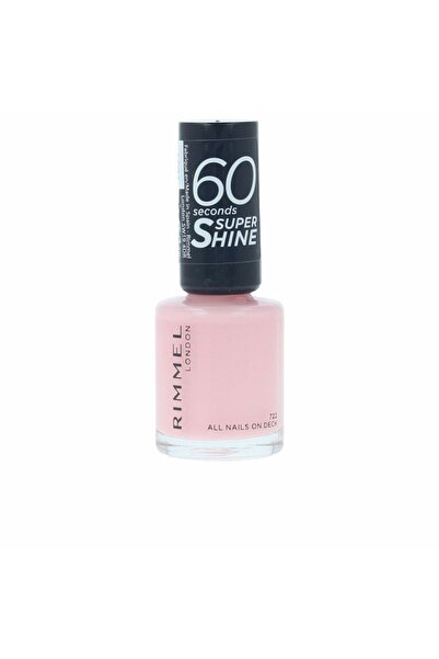 RIMMEL LONDON 60 Seconds Super Shine Esmalte De Uñas #722-all Nails On Deck R...