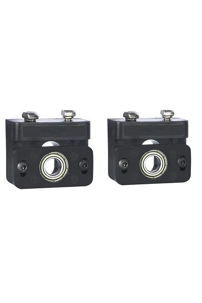 Choice 2pcs A Set Ender 3 V2 Z-Axis T8 Leadscrew Top Mount Fixing Block Z-Rod Bearing Holder 3D Printer Par