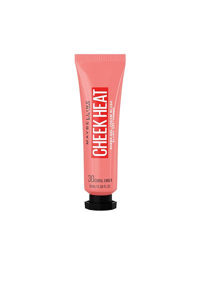 Maybelline New York Cheek Heat Sheer Gel-cream Blush #30-coral Ember 10 ml
