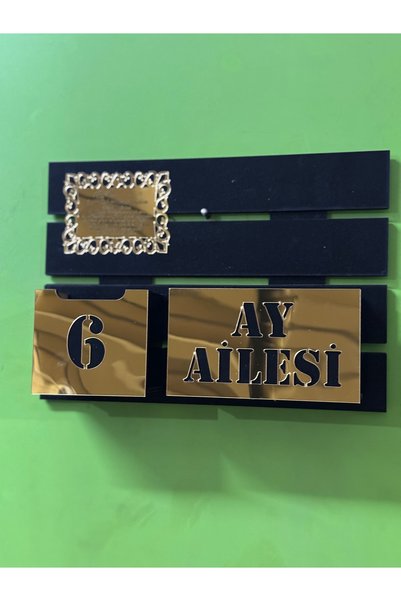 Nixar Desing Modern Tasarım Kapı Süsü, Kapı Süsü, Ahşap Kapı Süsü, Kapı İsimliği