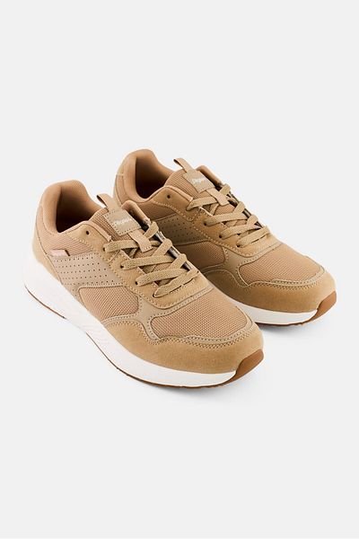Algspar Women Lace Up Hiking Shoes, Beige