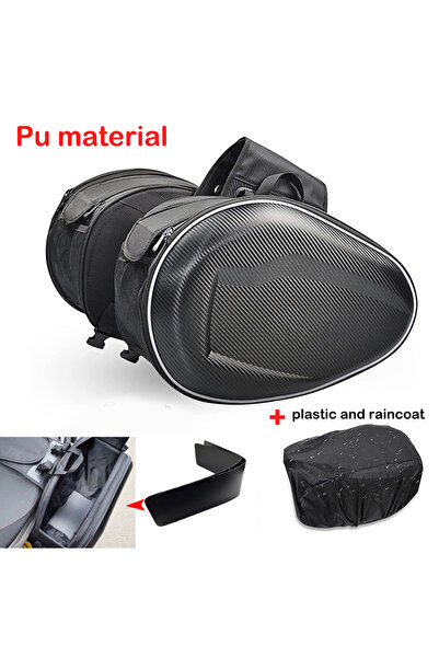Choice حقائب جانبية للدراجات النارية مصنوعة من البولي يوريثان والبلاستيك، قطع...