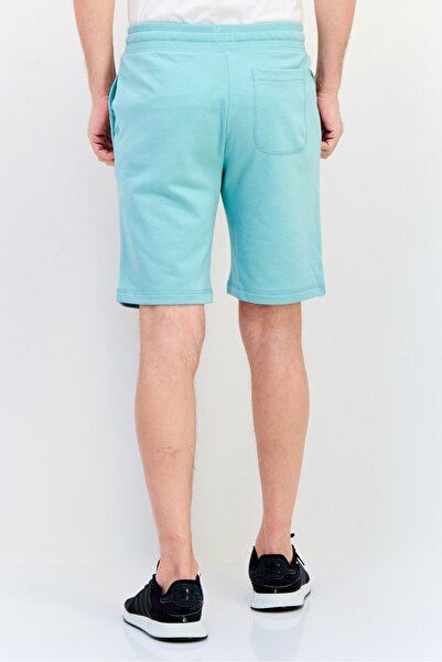 GAP Men Regular Fit Drawstring Embroidered Logo Shorts, Green