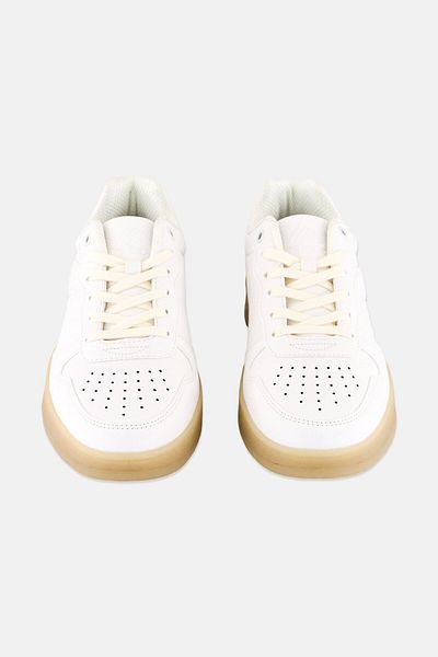 RBX Men Leather Lace Up Casual Shoes, White