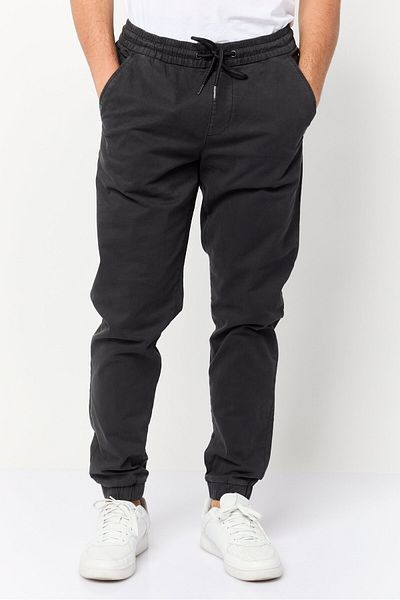 CELIO Men Regular Fit Solid Jogger Pants, Black