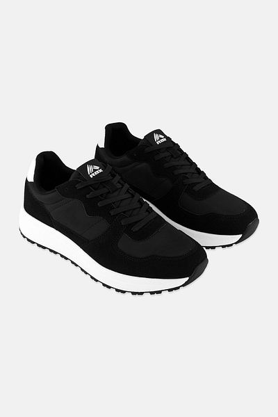 RBX Men Lace Up Outdoor Shoes, Black