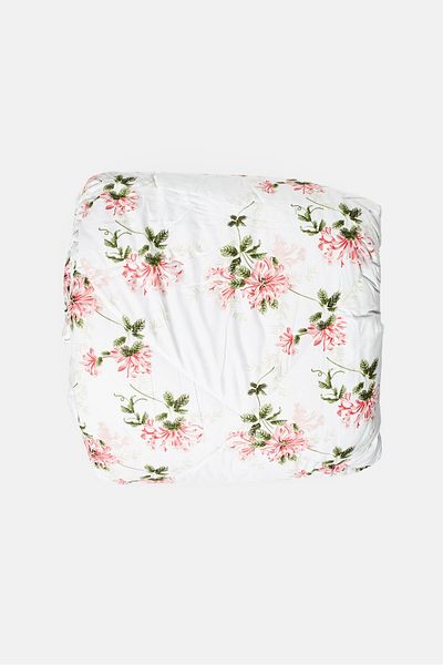Catherine Malandrino 3 Pieces Queen Cotton Feel Floral Print Micro Fiber Comforter Set, Multicolor