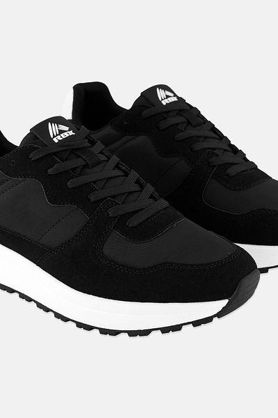 RBX Men Lace Up Outdoor Shoes, Black