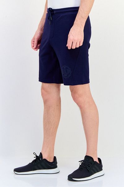 GAP Men Brand Logo Basic Shorts, Navy Blue
