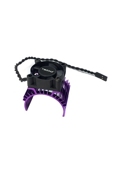 YSIDO Purple Rc Car 540 550 3650 3660 3665 Brushless Electric Motor Cover Heatsink Cooling Fan For W