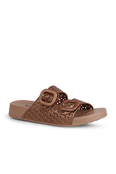 IGOR Women's Brown Habana Fresh Metallic Slippers Bb339-Igr099