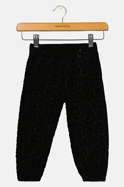 DSquared2 Toddlers Girl Textured Pull On Pants, Black