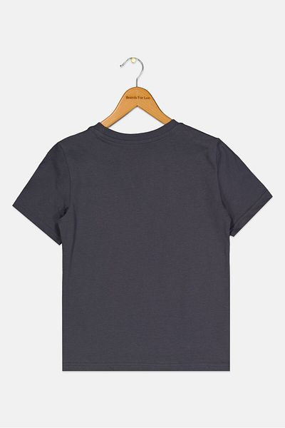 Puma Kids Boy Sportswear Fit Short Sleeve Outdoor T Shirt, Grey