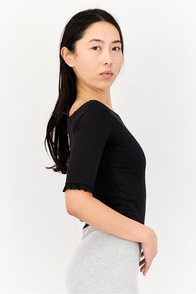 Puma X Charlotte Olympia Women Sportswear Fit Elbow Sleeves Outdoor Bodysuit, Black