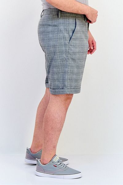 CELIO Men Plaid Basic Shorts, Multicolor