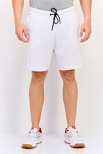 CELIO Men Plain Basic Shorts, White