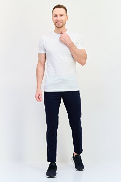 CELIO Men Regular Fit Solid Sweatpants, Navy