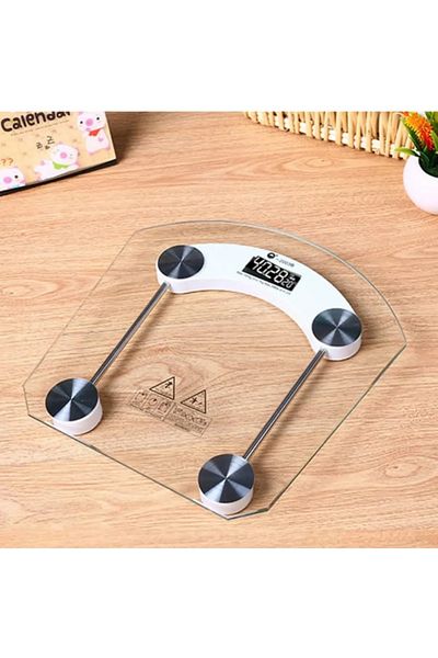 Lumely High-precision electronic weight scale,LCD display,durable,non-slip corners,suitable for home use