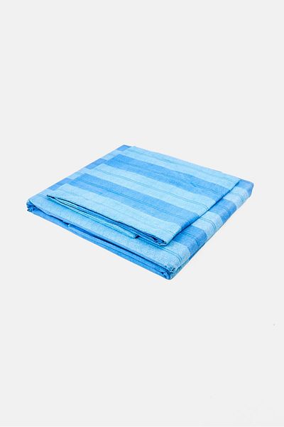 Nautica Double Stripe Bedsheet 228 x 274 cm, Blue